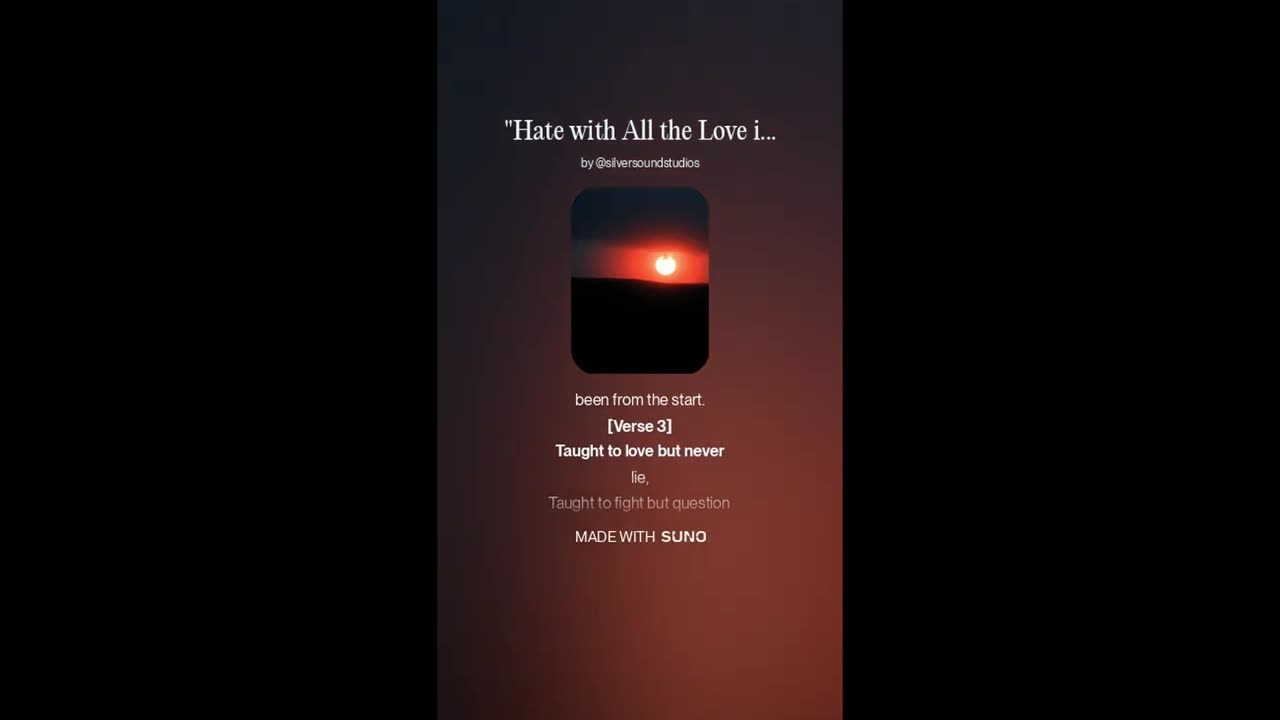 Hate with all the Love in your Heart