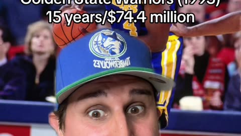 CHRIS WEBBER'S CRAZY ROOKIE CONTRAT!!!