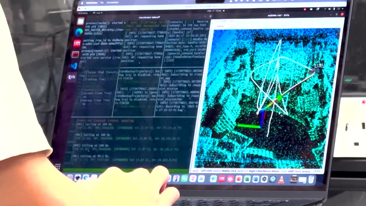 High-speed drone uses AI to navigate cluttered landscapes