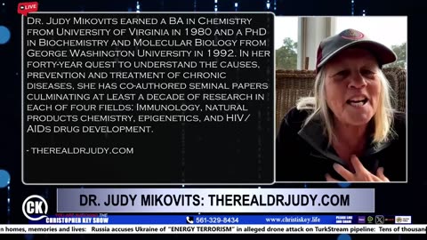 Today on the Christopher Key Show: Judy A. Mikovits PhD