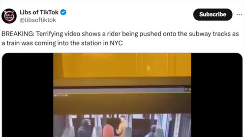 Meantime, In New York, A Commuter Was Pushed Onto An Oncoming Train on New Year's Eve!