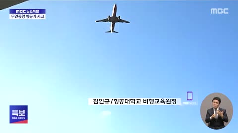 Plane crash - South Korean media released footage capturing a bird strike on Jeju Air Flight 2216