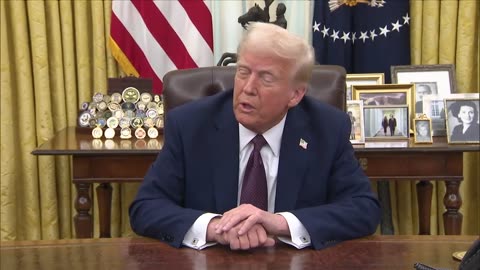 FULL VIDEO: President Trump signs executive orders on January 23, 2025