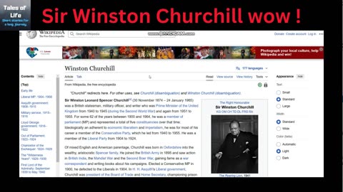 Sir Winston Churchill wow !!