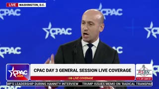 FULL SPEECH: Stephen Miller Delivers Remarks at CPAC 2025 - 2/22/25