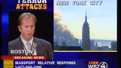 911 UPN CBS News Coverage WSBK Boston September 11, 2001 245 to 300 pm