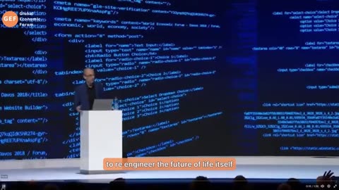 Yuval Noah Harari, speaking at the WEF: "Control of data might enable human elites to do..."