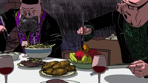 Dinner for few | Animated short film by Nassos Vakalis