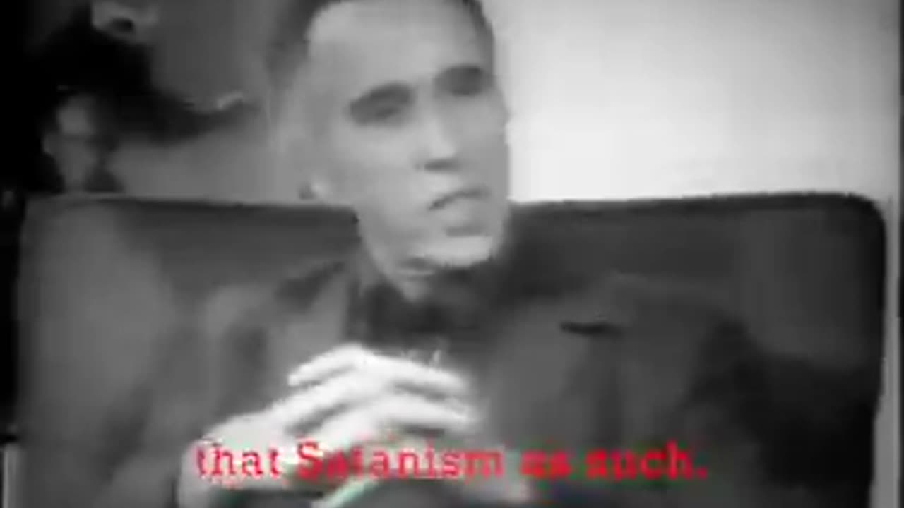 Christopher Lee on the real war against the Satanists. Black Magic has existed for 1000's of years