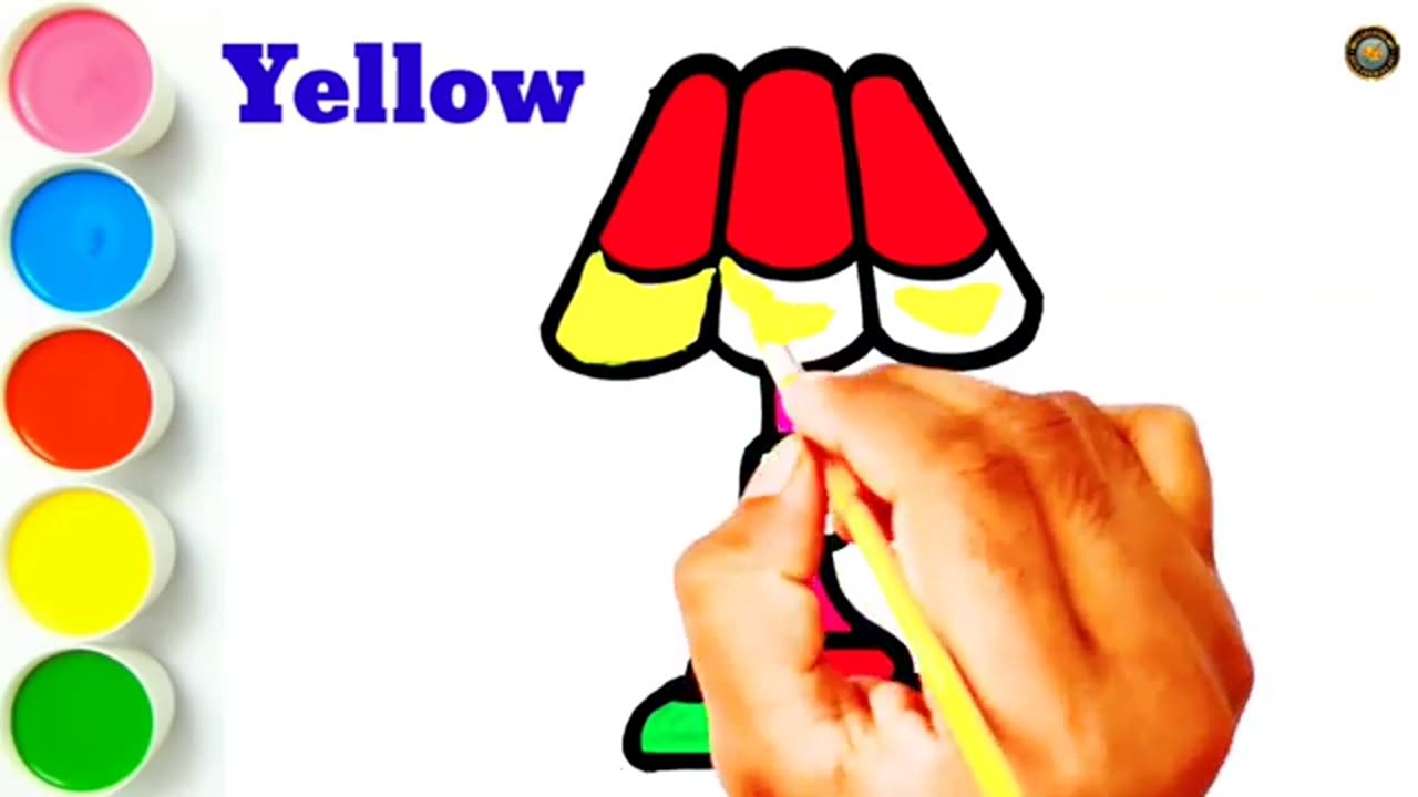 how to draw table lamp with colour __ table lamp Drawing __ table lamp Drawing easy for beginner. _