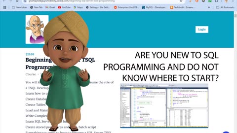 Virtual Professor Rajesh - Grumpy Old IT Guy message!