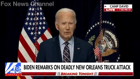 President Biden addresses the Nation after NOLA Terrorist attack (January 1, 2025)