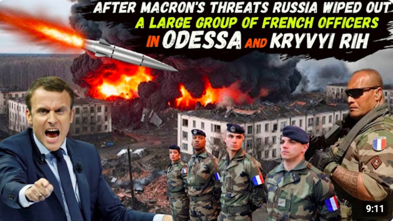 ODESSA on FIRE: Russia Buried Thirty FRENCH Army Officers ALIVE under the Rubble of SANATORIUM