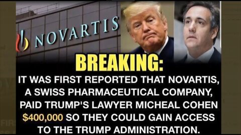 SWISS NOVARTIS FILES CORONA COVID 19 CONNECTION; SWITZERLAND'S HUMAN GUINEA PIGS VIRUS EXPERIMENTS - Sean Hross