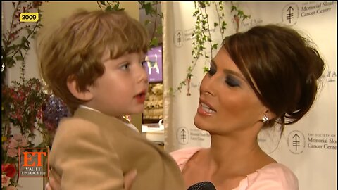 Barron Trump's interview with mom Melania in 2009