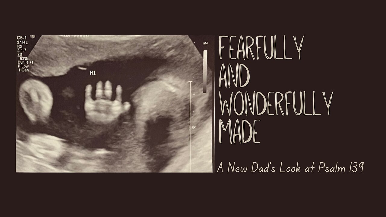 Psalm 139, A New Dad's Perspective on Being Fearfully and Wonderfully Made.