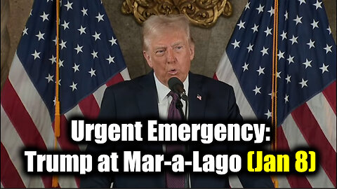 Urgent Emergency: Trump Answers Reporter Questions at Mar-a-Lago!