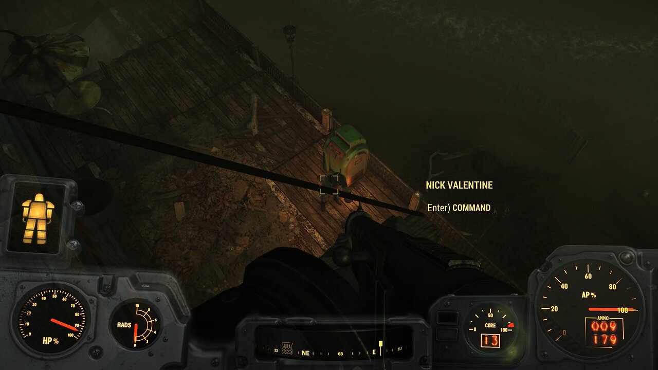 Someone shot Nick and it definitely wasn’t me (Fallout 4)