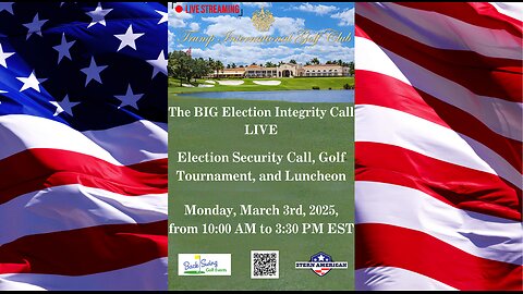 LIVE: The BIG Election Integrity Call – Don’t Miss It!