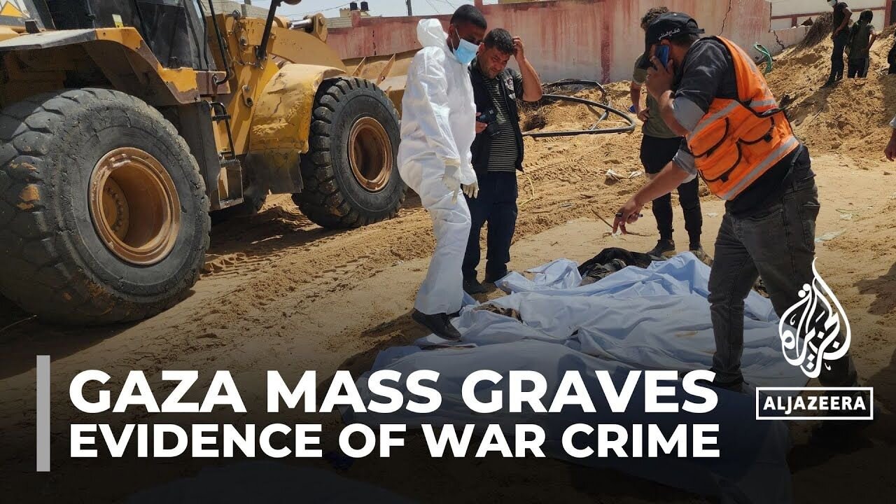 Evidence of torture as nearly 400 bodies found in Gaza mass graves