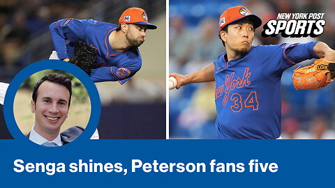 Kodai Senga is sharp in his spring training debut & Peterson fans five in tie vs. Marlins