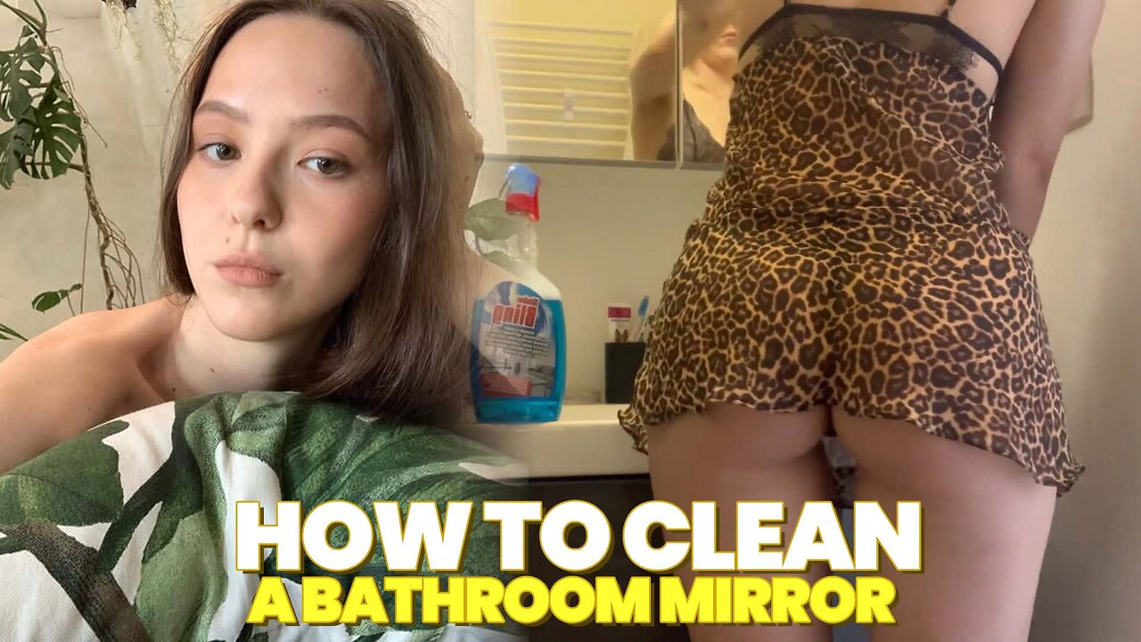 How to Clean a Bathroom Mirror