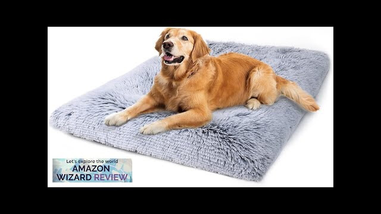 Vonabem Dog Bed Crate Pad 36 inch Washable Pet Beds Large Medium Review