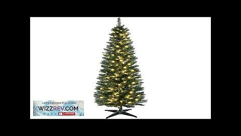 6' Tall Pre-Lit Slim Noble Fir Artificial Christmas Tree with Realistic Branches Review