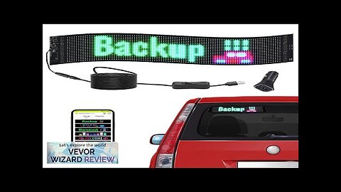 VEVOR Programmable LED Sign P6 Full Color LED Scrolling Panel DIY Custom Review