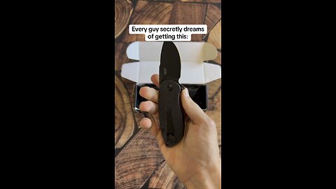 POV unboxing mystery knives