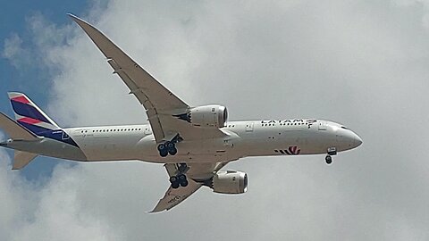 Boeing 787-9 Dreamliner CC-BGU coming from Miami and Boeing 737-800 PR-GZS from Rio de Janeiro