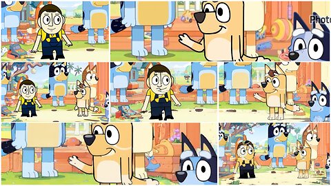 Disney's The Human Elias & Elias The Dingo Bluey & Bingo Movie (Disney Bluey Animation/Animated2025)