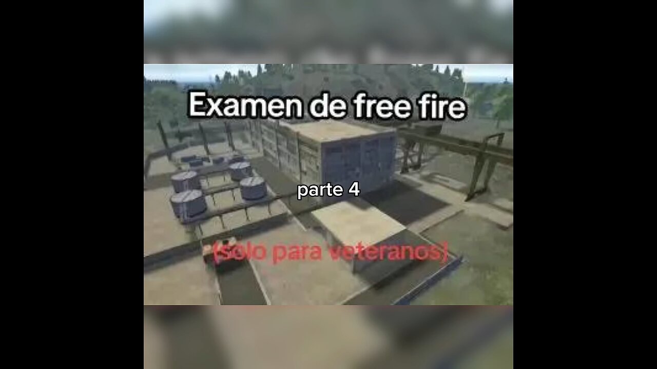 Examen de Free Fire 💀 para veteranos 💀