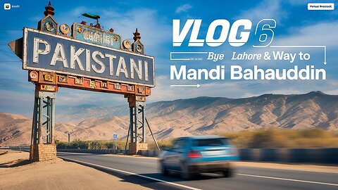 BYE BYE LAHORE | VLOG 6 | WAY TO MANDI BAHAUDDIN | BILAL MARTH | MARTH 7