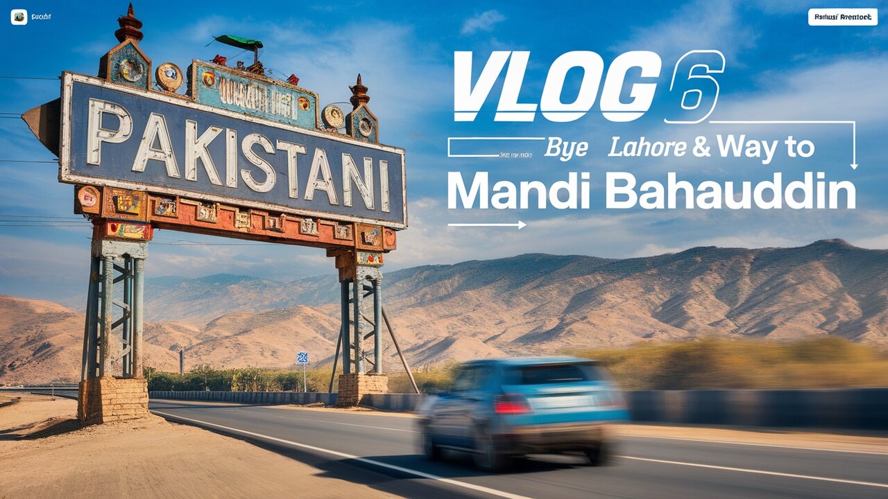 BYE BYE LAHORE | VLOG 6 | WAY TO MANDI BAHAUDDIN | BILAL MARTH | MARTH 7