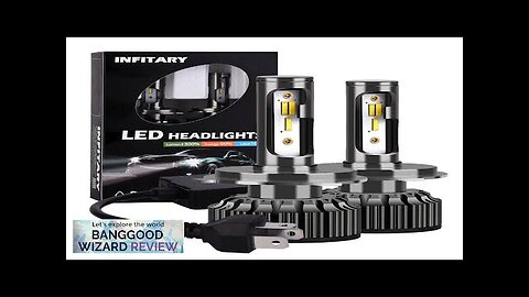 Infitary 3300LM Car Headlight Bulbs H4 H7 LED 3 Color Change Auto Review