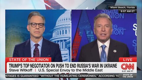Steve Witkoff, US Envoy: Ukraine war was provoked but not necessarily by Russia