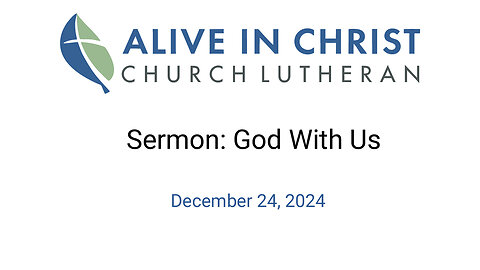 Sermon: God With Us