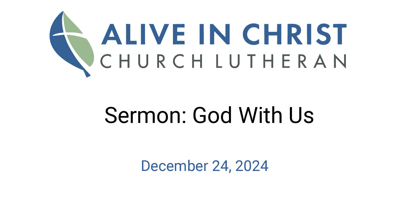 Sermon: God With Us