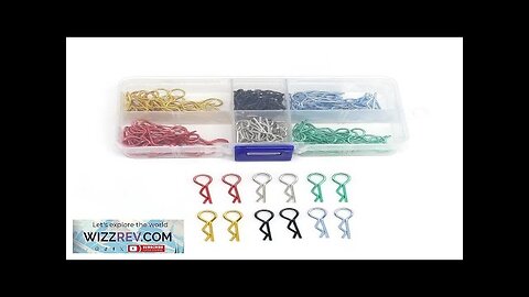 180pcs Universal RC Body R-Type Clips Pins for 1/10 1/12 1/14 1/16 Review