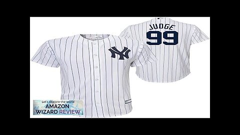 Aaron Judge New York Yankees MLB Kids 4-7 White Home Player Jersey Review