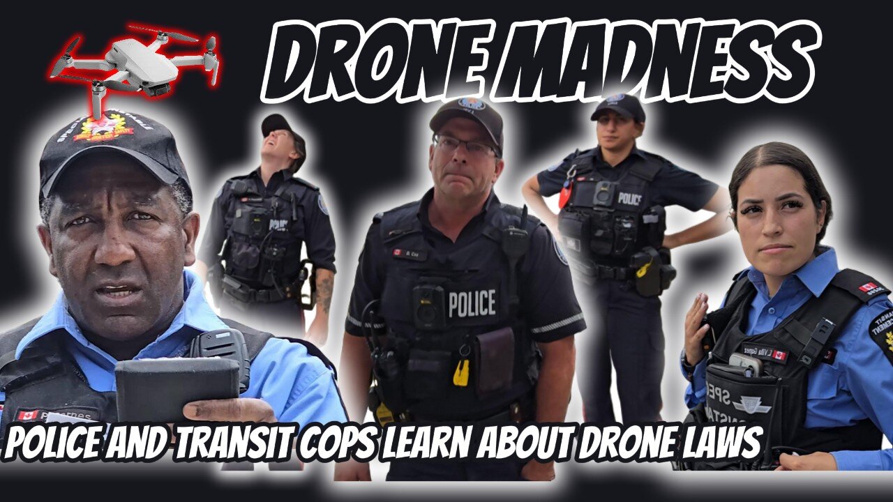 "You are committing an offence sire" - Police Called on Hawkeye the Drone and Photographers