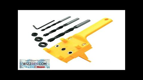 Quick Woodworking Doweling Jig ABS Handheld Pocket Hole Jig System Hole Puncher Review