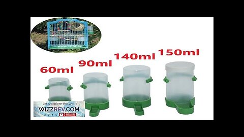 Bird Feeders Waterer Drinker With Clip For Bird Feeders Parrot Cages Water Review