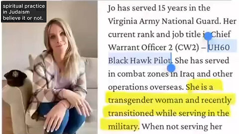 Transgender Helicopter Pilot in DC crash HATED Trump and recently converted to JUDAISM 🚁⚧️✡️