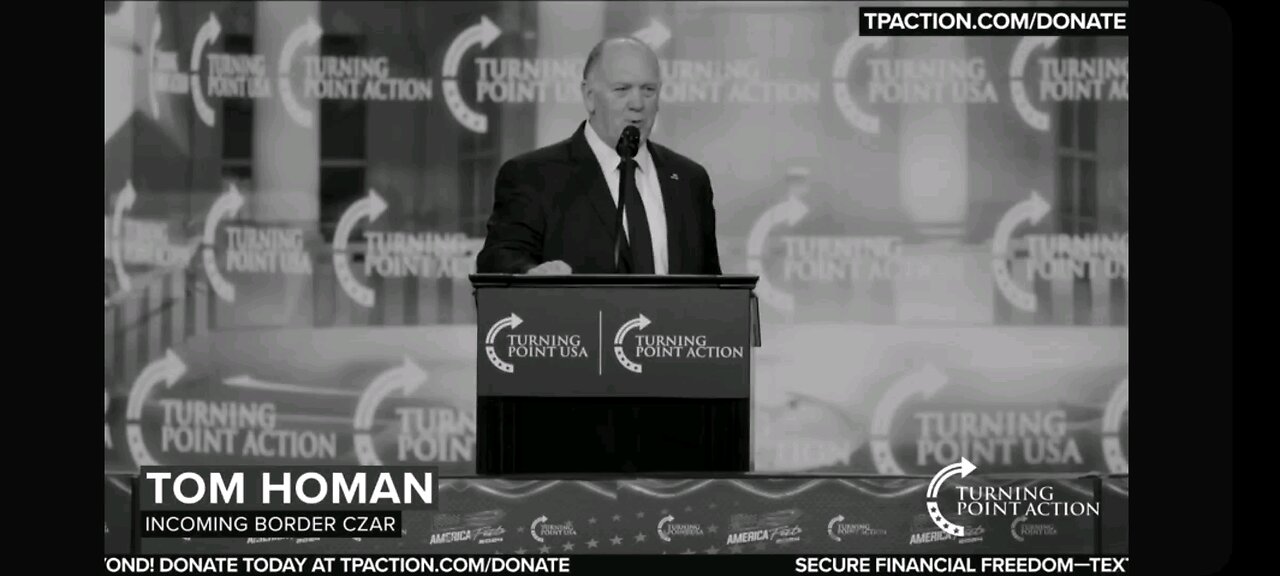 Tom Homan At Charlie Kirk's AmericaFest 2024