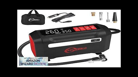 ROCGORLD R8 Tire Inflator Portable Air Compressor DC 12V Air Compressor Portable Review