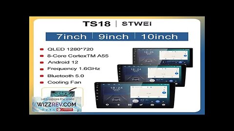 1DIN android13 360 Panorama Car Radio 7/9/10inch Universal Host Players Topway T5 Review