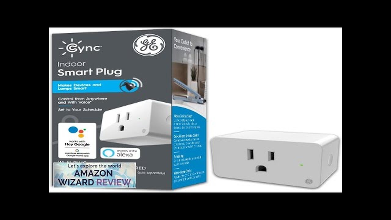 GE CYNC Smart Plug Indoor Bluetooth and Wi-Fi Outlet Socket Works Review