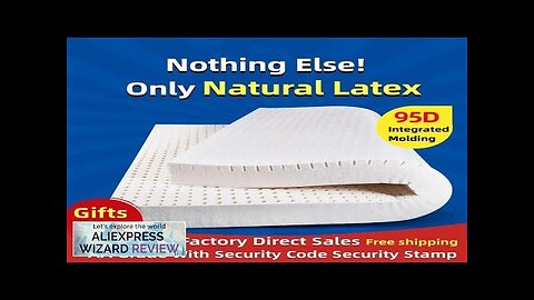 Top 100% Natural Latex Mattress High End Latex Source Liquid Foldable Slow Review